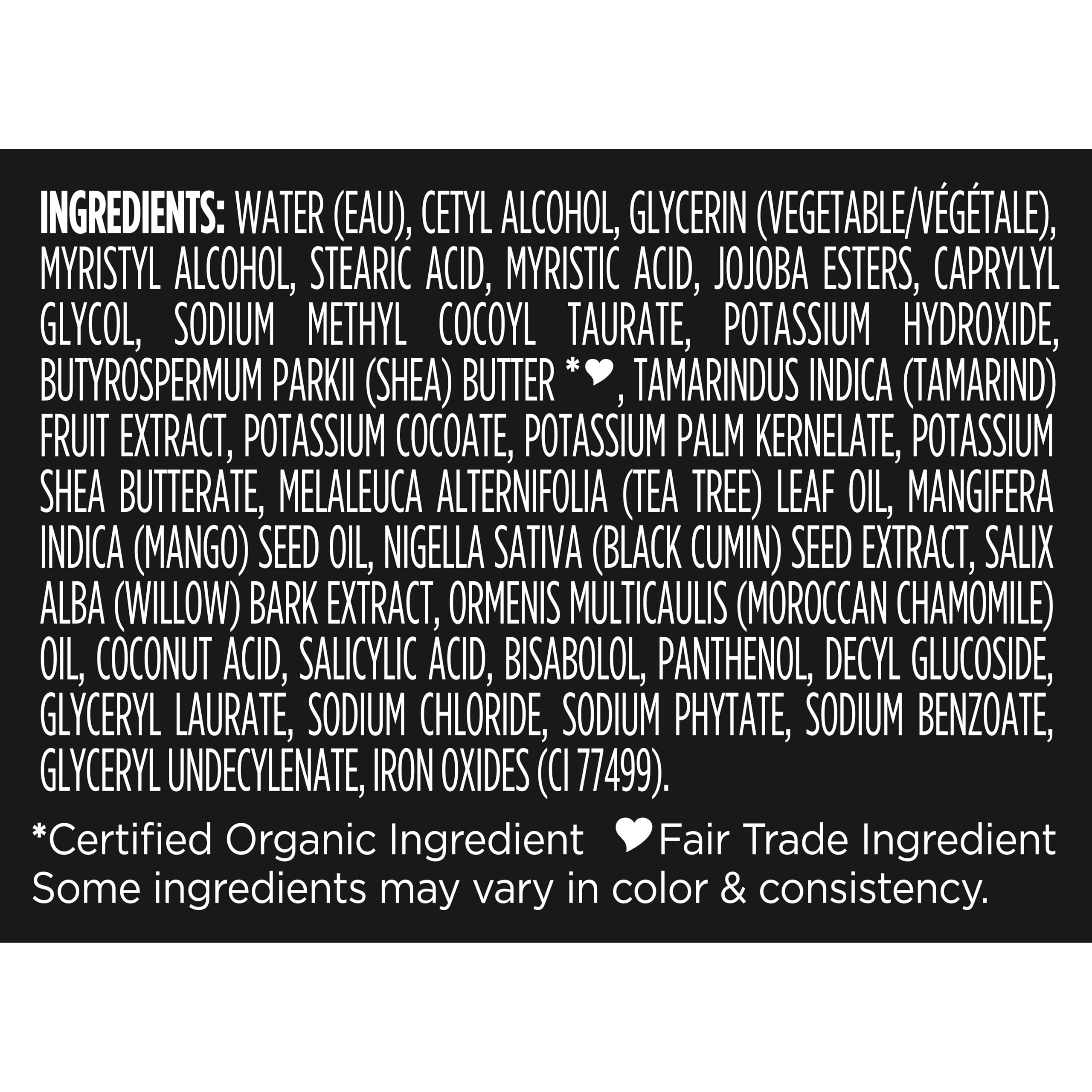 SheaMoisture Facial Wash and Scrub African Black Soap for Blemish Prone Skin to Clarify Skin 4 oz