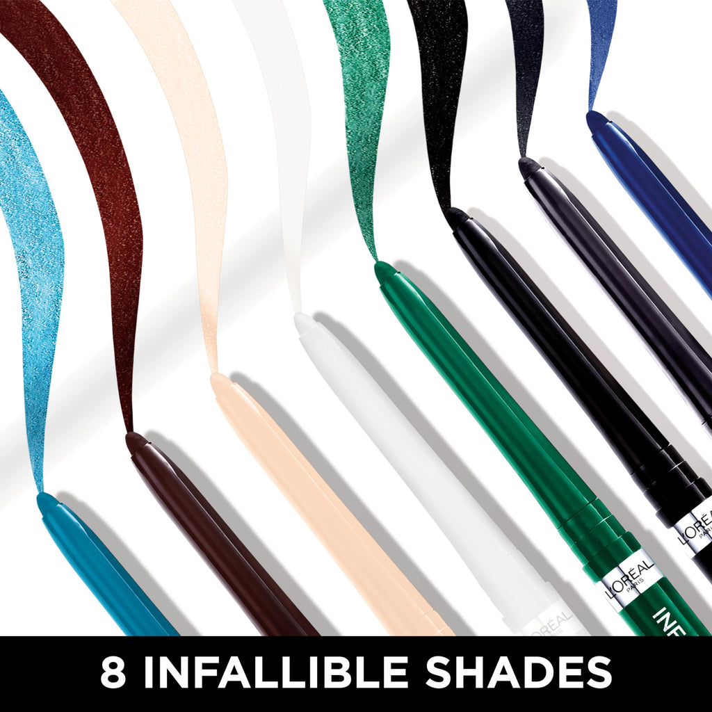 turqoise -L'Oréal Paris Makeup Infallible Pro-Last Waterproof Pencil Eyeliner