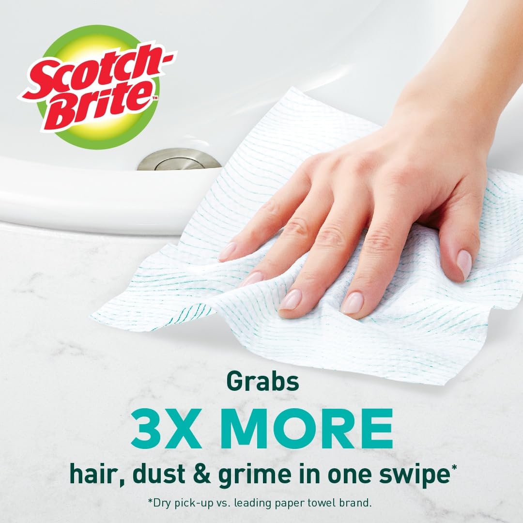 Scotch-Brite Power Pickup Wipes, 32 Wipes