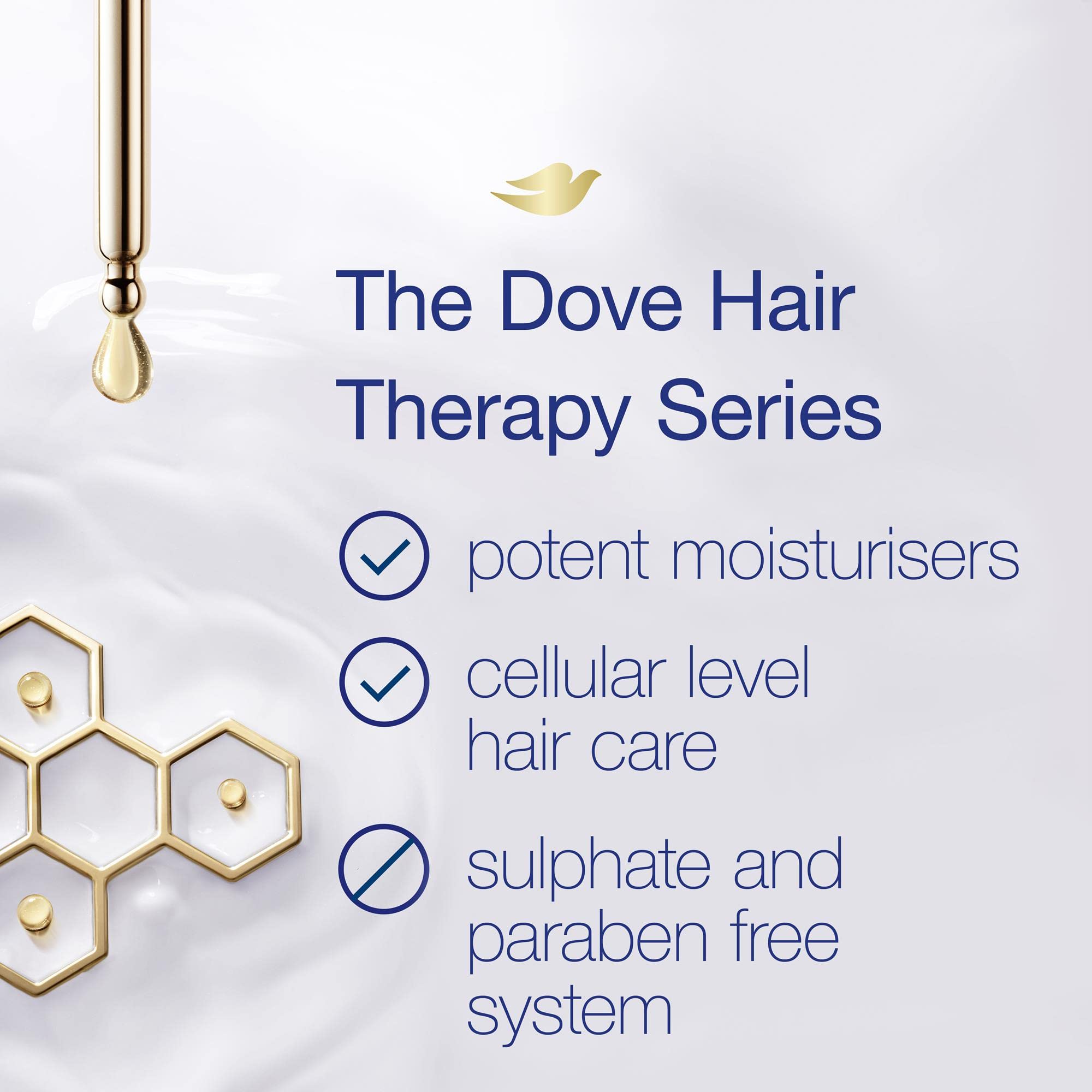 Hair Therapy, Breakage Remedy Leave-on Treatment, 3.38 fl oz (100 ml), Dove