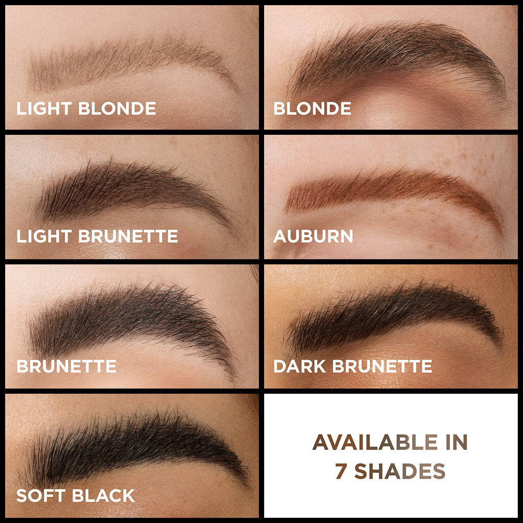 L'Oreal Paris Infallible Volumizing 24H Wear Brow Mascara Long Lasting Eyebrow Makeup for 2X Fuller Eyebrows 0.13 Fl Oz