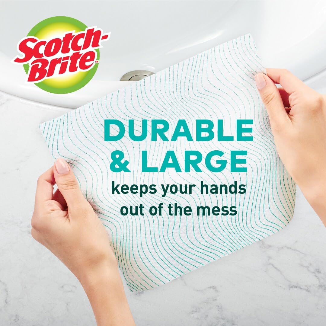 Scotch-Brite Power Pickup Wipes, 32 Wipes