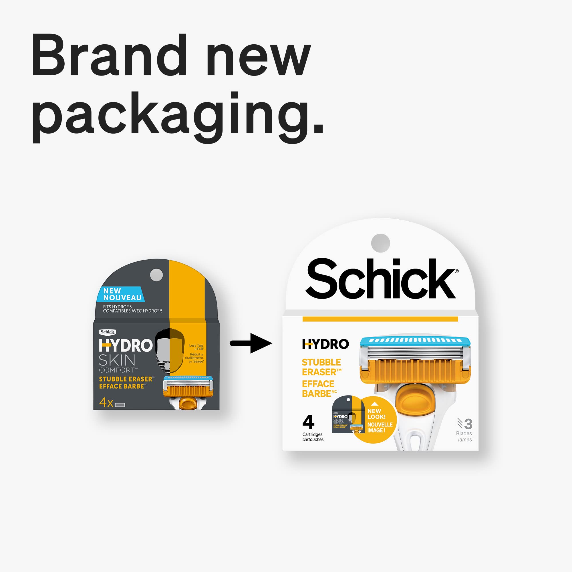 2 pack - 8ct Schick Hydro Strubble Eraser